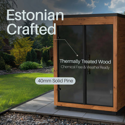 Aris Outdoor Sauna – 2 Person