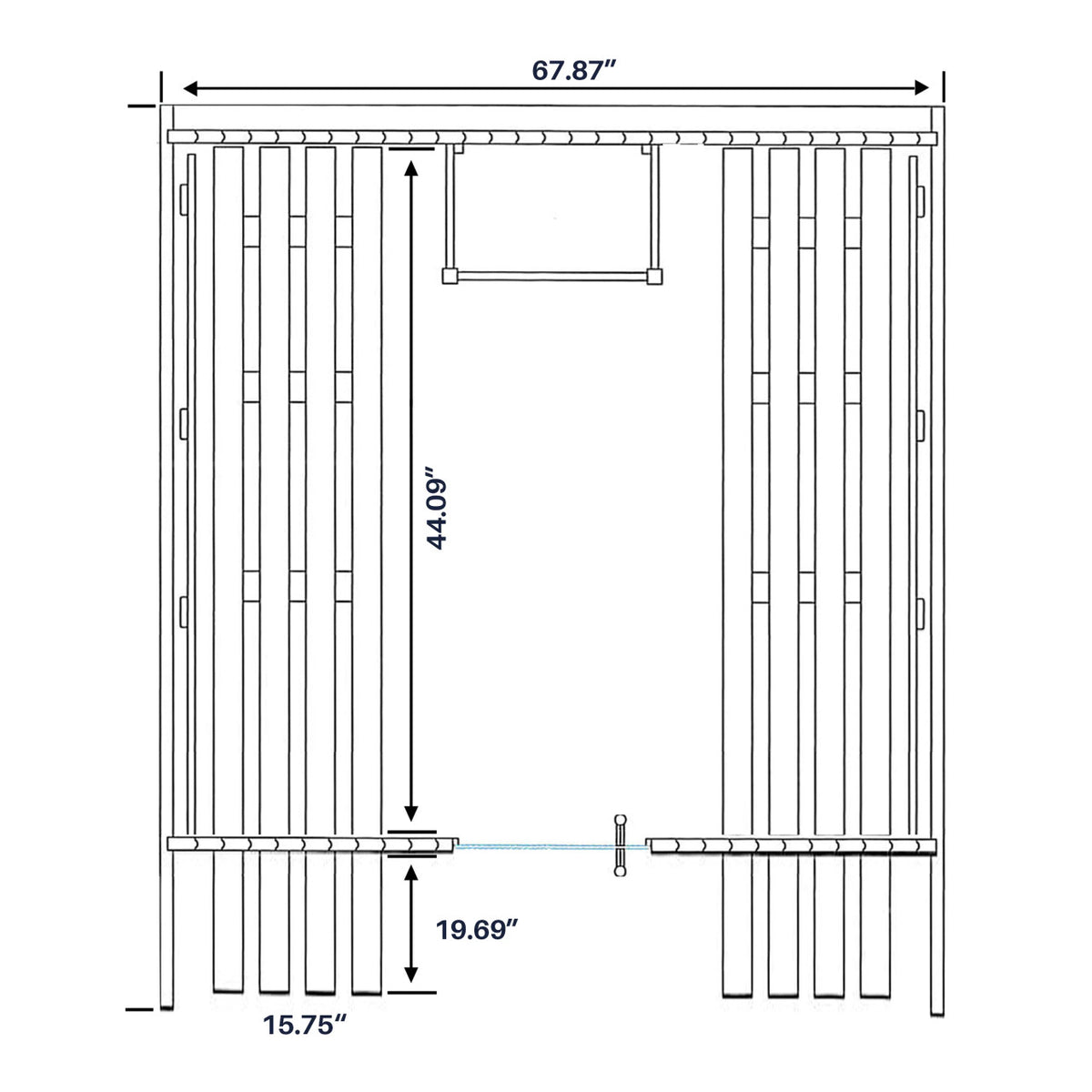Aster Barrel Outdoor Sauna with Porch – 3-5 Person