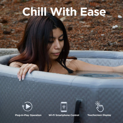 Arctica Inflatable Cold Plunge and 1 HP Chiller & Heater Kit