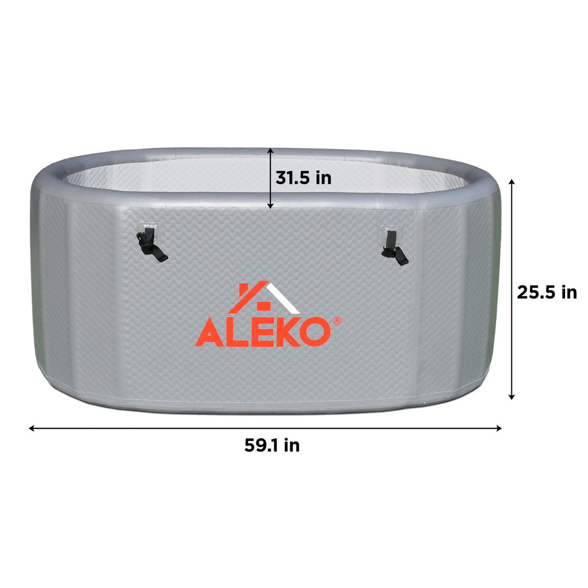 Arctica Inflatable Cold Plunge and 1 HP Chiller & Heater Kit