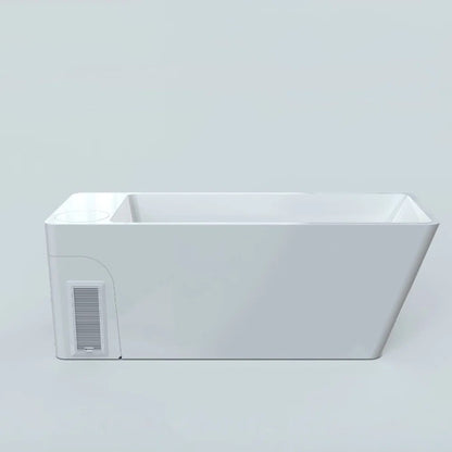 Orivon Frost cold plunge, side elevation showing the chiller vent