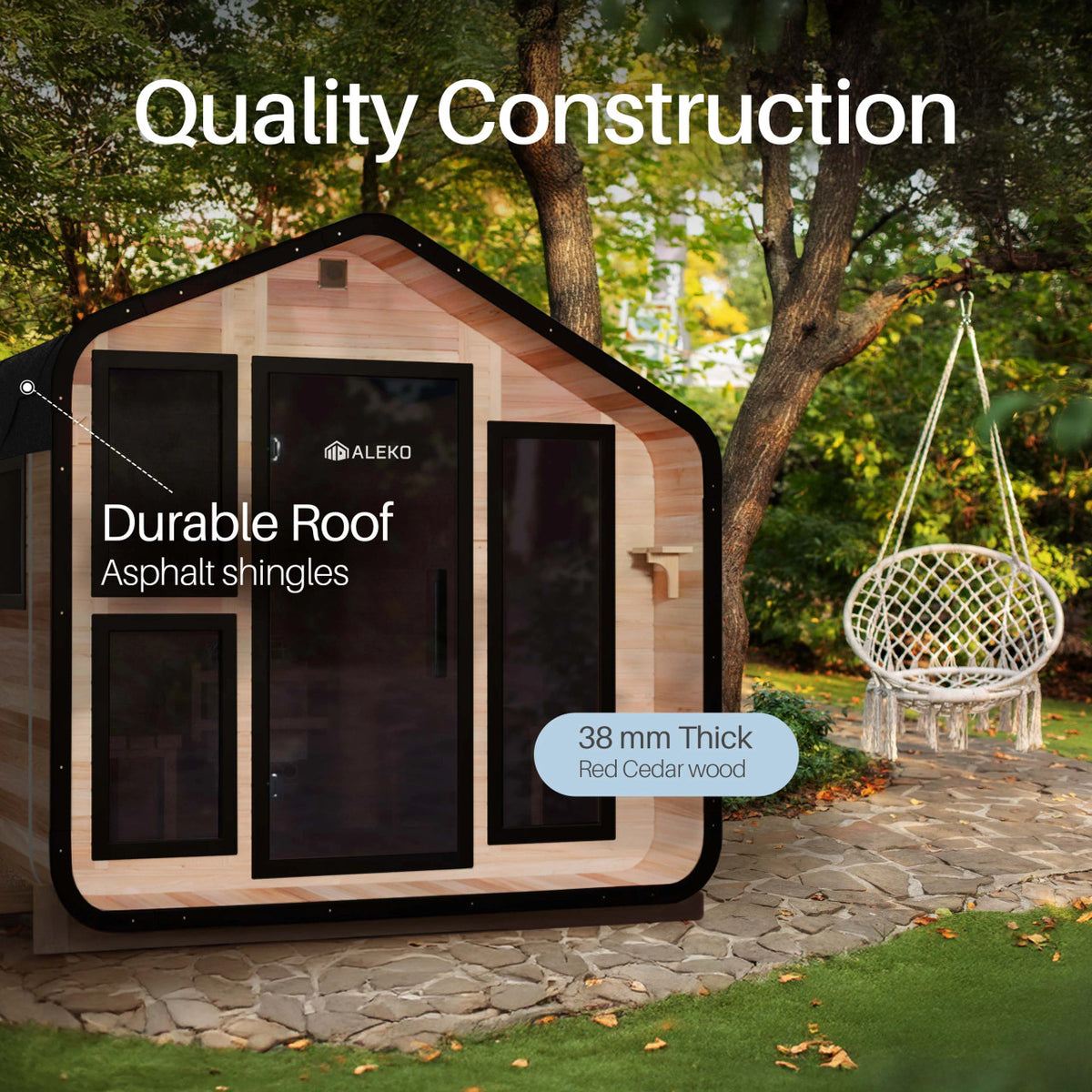 Bluet Outdoor Sauna – 6 Person