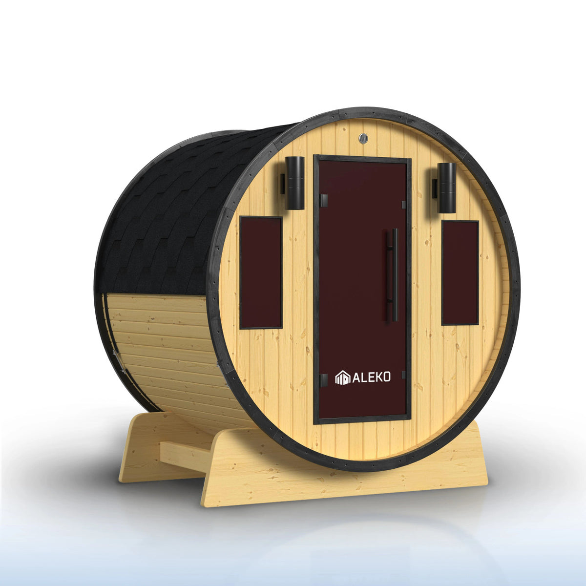 Celasia White Finland Pine Barrel Sauna - 3-4 Person