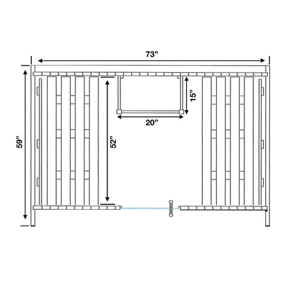 Anémona White Finland Pine Barrel Sauna - 3-4 Person