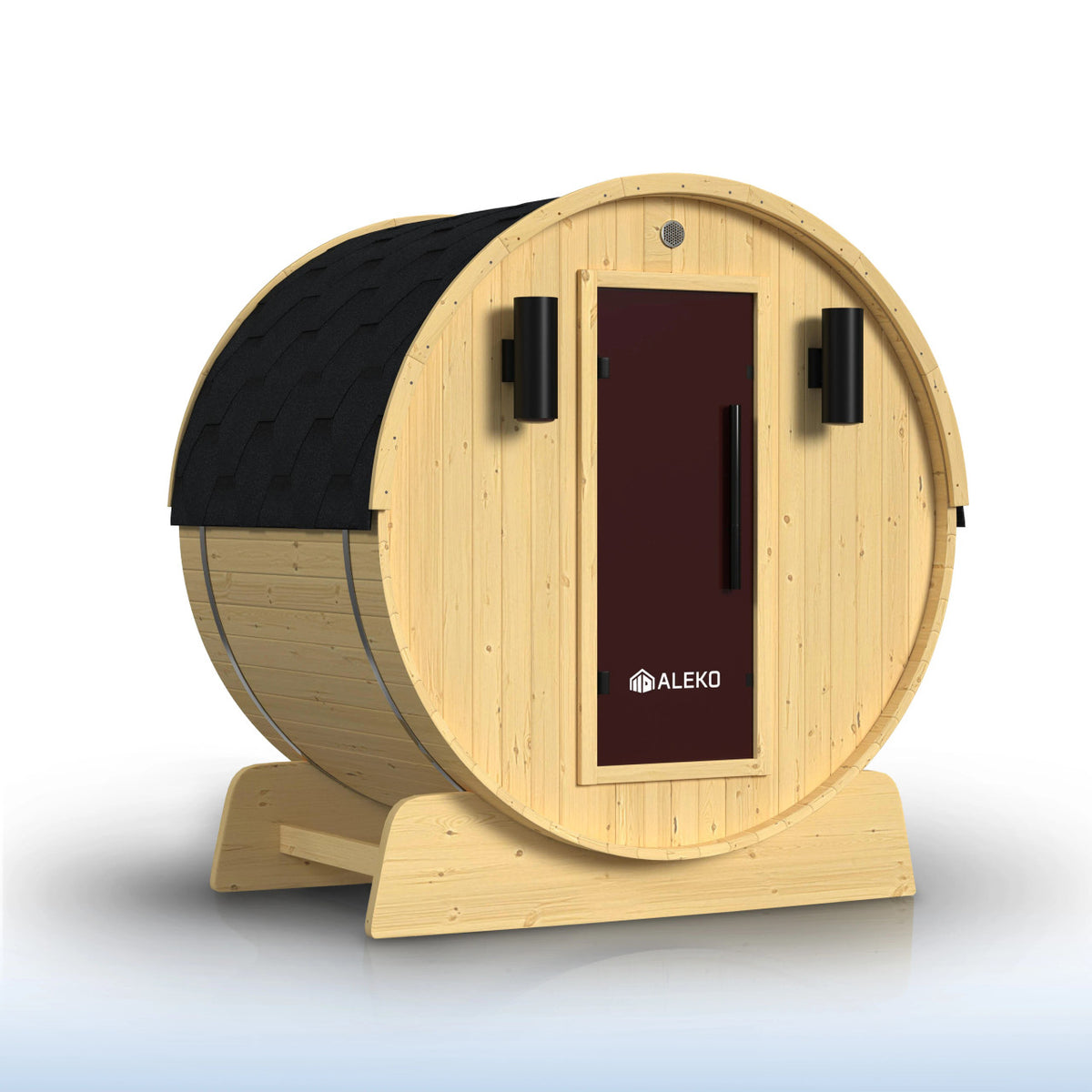 Anémona White Finland Pine Barrel Sauna - 3-4 Person