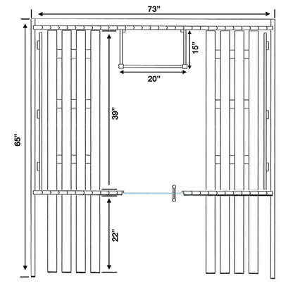 Anémona White Finland Pine Barrel Sauna with Front Porch Canopy - 2-4 Person
