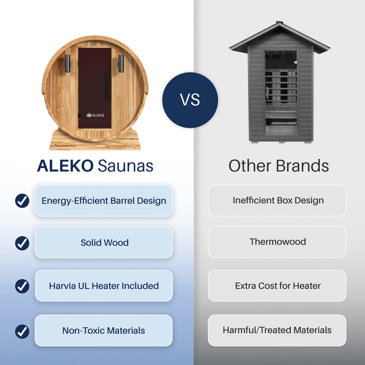 Liatris Red Cedar Barrel Sauna with Panoramic Window - 6-8 Person