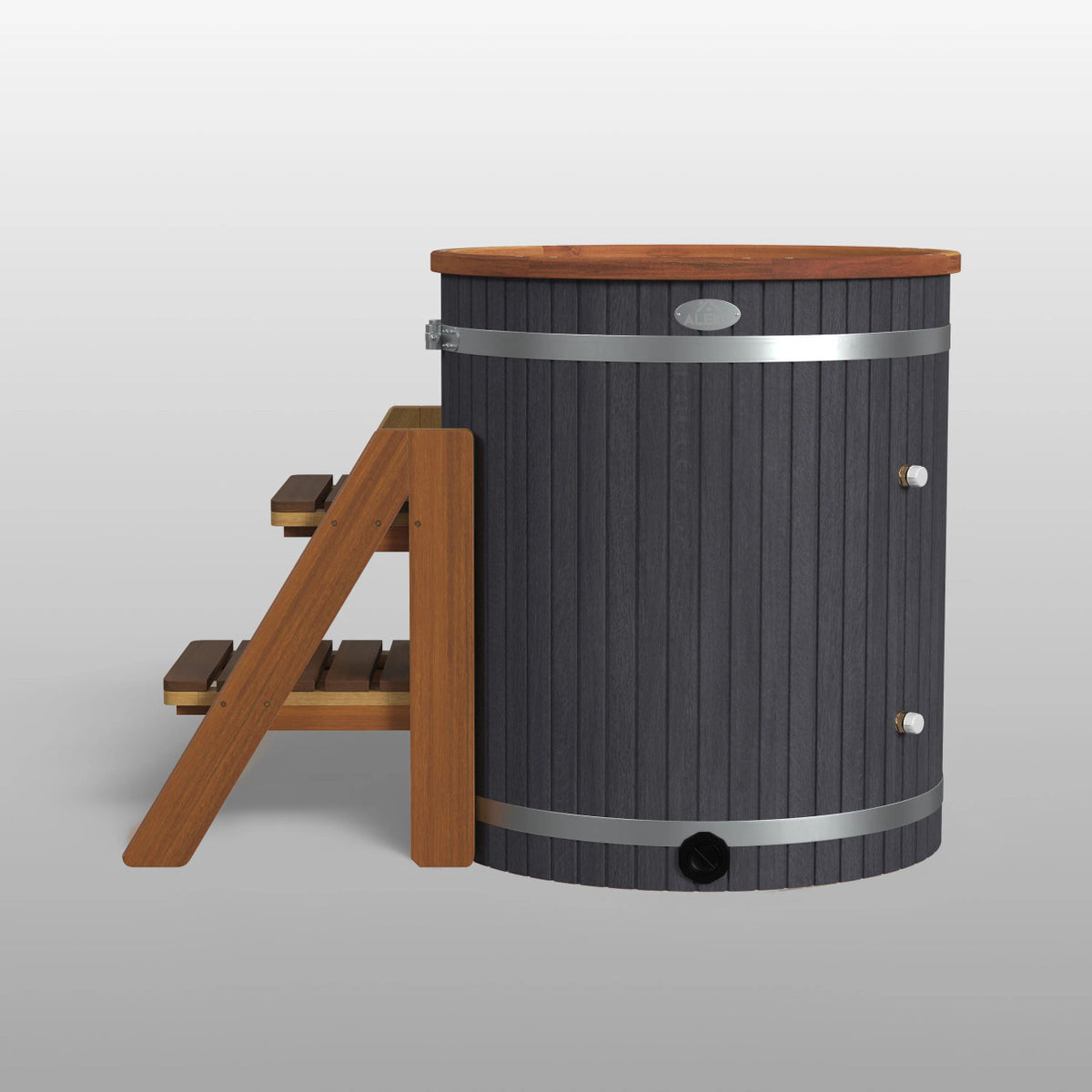 Lumina Outdoor Wooden Ice Bath Cold Plunge Tub | 118 Gallon Water Capacity | 37.5” x 33.25”