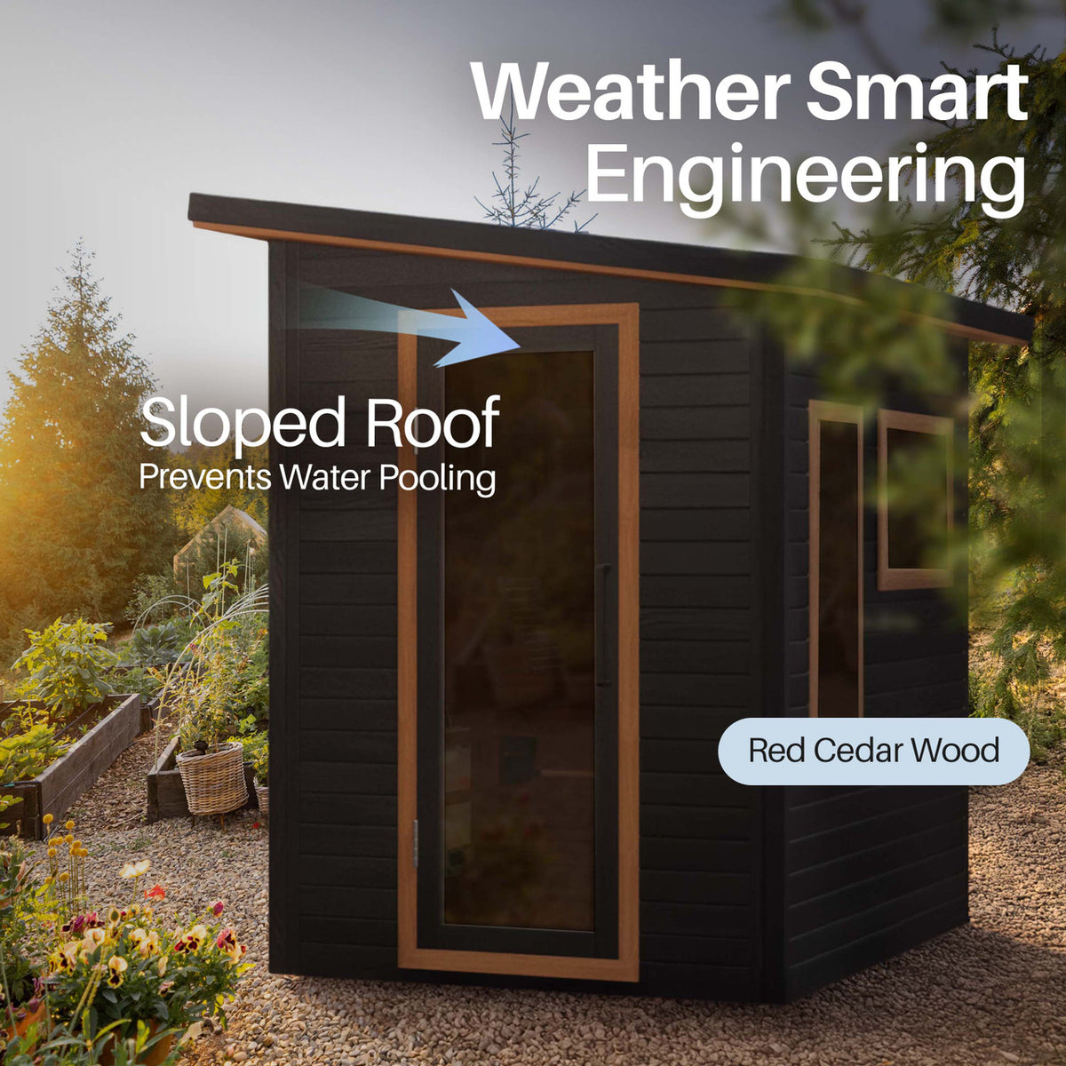 Selenia Outdoor Sauna – 4 Person