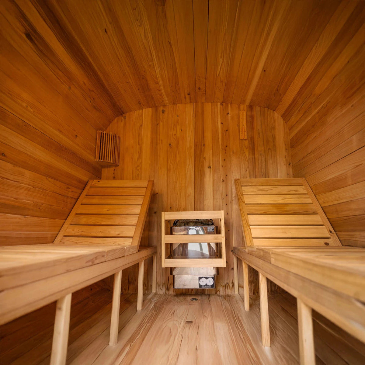 Arnica Rustic Cedar Square Sauna – 4 Person
