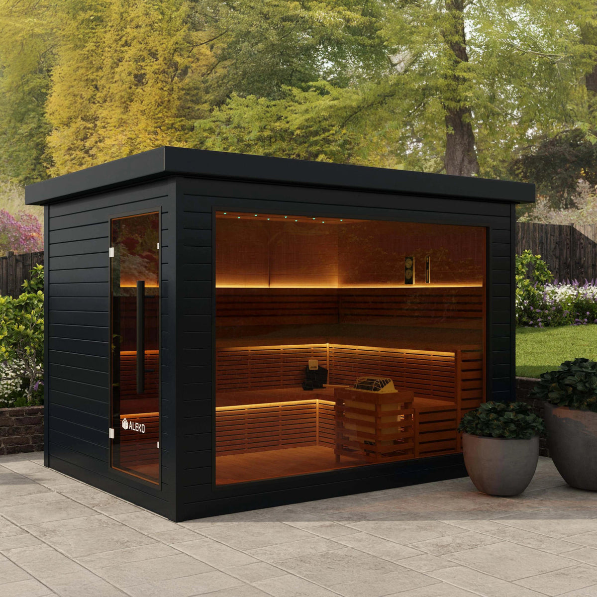 Camellia Outdoor Sauna – 7-8 Person