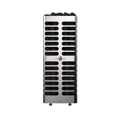 Auris Two outdoor cedar sauna, HomeCraft tower heater option