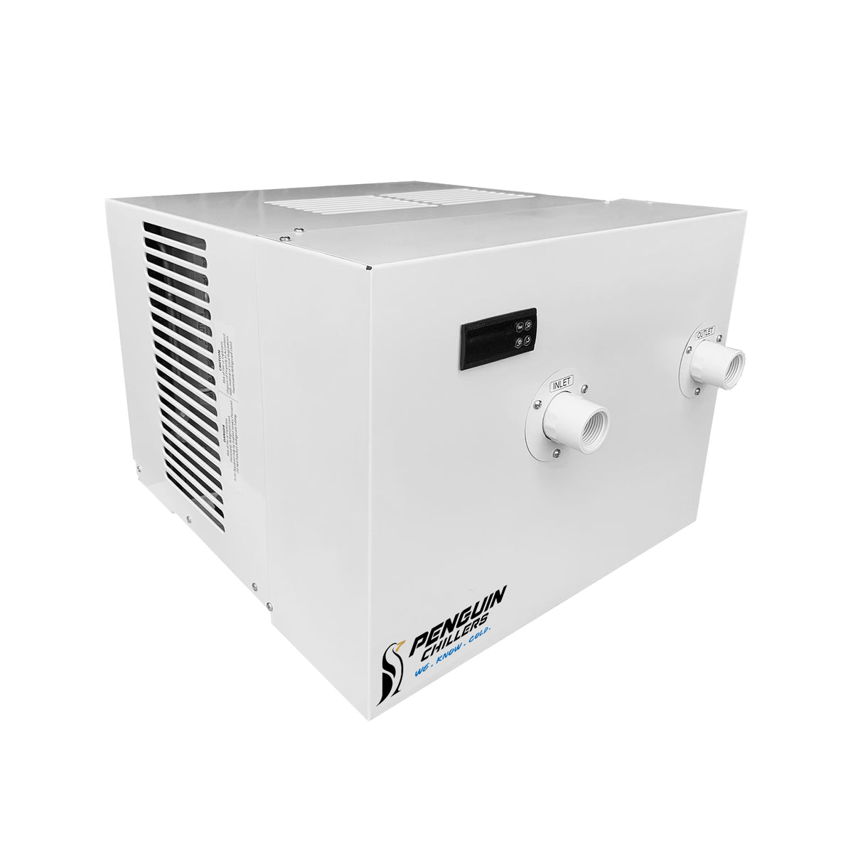 1 HP High Efficiency Water Chiller, side view