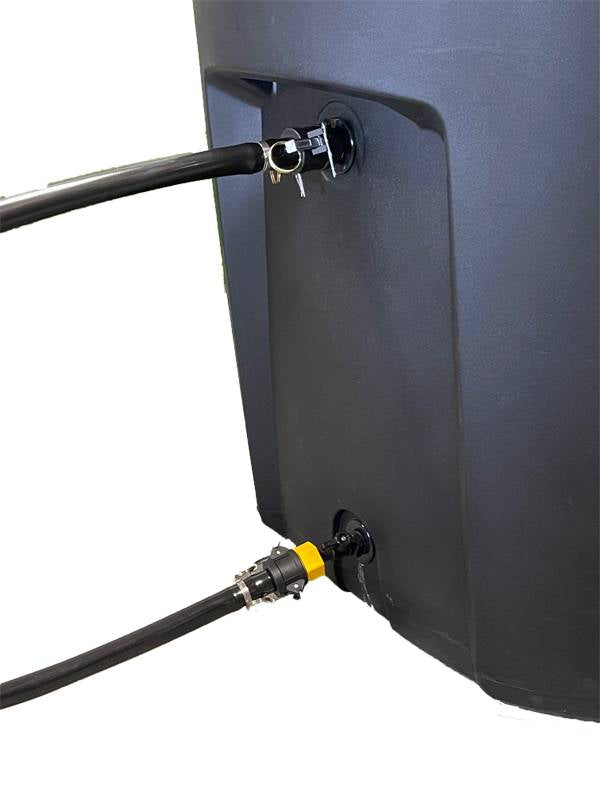 Hookup connections for the 300 and 500 barrel kit