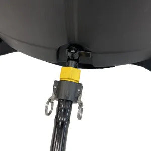 Three quarter inch camlock connection on the 400 kit
