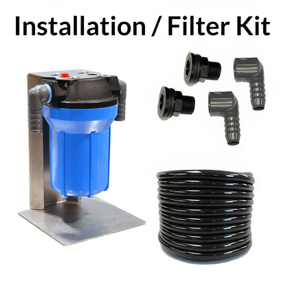Optional install and filter kit contents