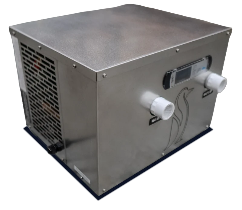 Outdoor ½ HP High Efficiency Water Chiller, front view