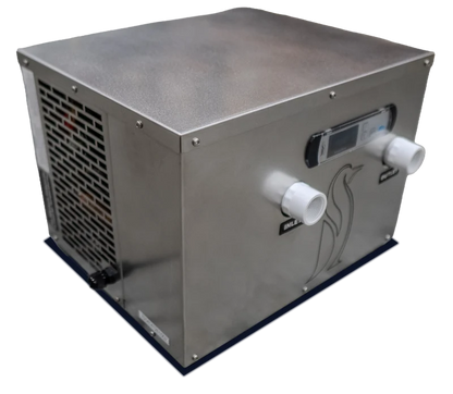 Outdoor ½ HP High Efficiency Water Chiller, front view
