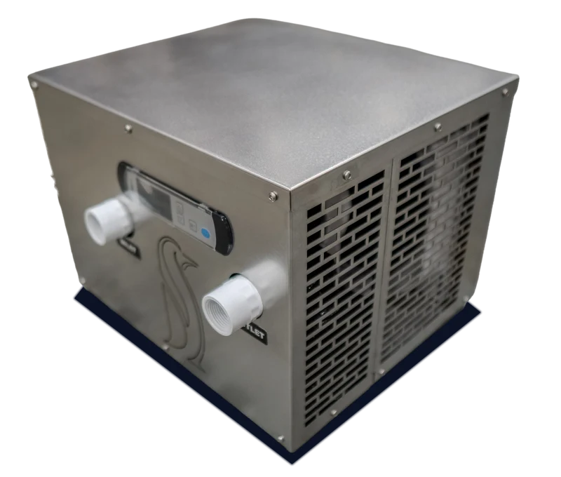 Outdoor ½ HP High Efficiency Water Chiller, ventilation detail